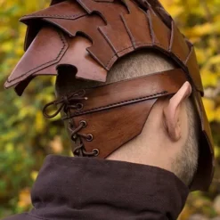 Assassin Helmet - Brown -Larp Fashion Shop assassin helm braun if 100102 3 1280x1280