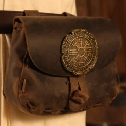 Brown Medieval Bag Vegvisir