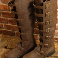 Brown Medieval Boots /w Buckles