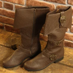 Brown Pirate Boots