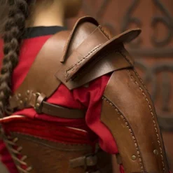 Shoulder Armour Brown L -Larp Fashion Shop braune schulterruestung l if 100304 5 1280x1280