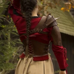 Shoulder Armour Brown M -Larp Fashion Shop braune schulterruestung m if 100303 5 1280x1280