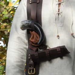 Broad LARP Hero Leather Belt -Larp Fashion Shop breiter larp heldenguertel aus leder br ry herobelt 100 450 3 1280x1280