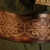Broad LARP Leather Belt, Heavily Antiqued -Larp Fashion Shop breiter larp lederguertel antikbraun br belt wolf2antik 200 1 1280x1280