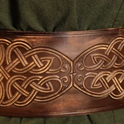 Broad LARP Leather Belt, Heavily Antiqued -Larp Fashion Shop breiter larp lederguertel antikbraun br belt wolf2antik 200 3 1280x1280