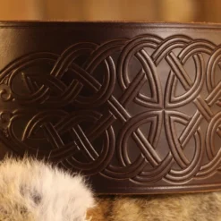 Broad LARP Leather Belt, Dark Brown -Larp Fashion Shop breiter larp lederguertel dunkelbraun lt 50300100 3 1280x1280
