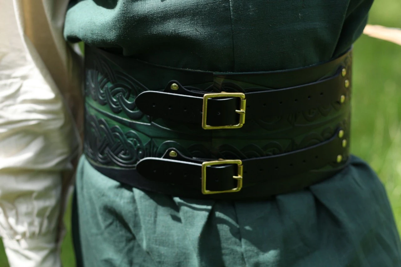 Broad Green LARP Leather Belt 3 Broad Green LARP Leather Belt