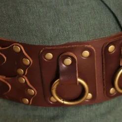 Medieval Broad Belt, 10cm, With Snap-Hook Rings 6 Medieval Broad Belt, 10cm, With Snap-Hook Rings -Larp Fashion Shop breitguertel aus leder 10cm mit ringen lt 50100405 450 600 2 1280x1280