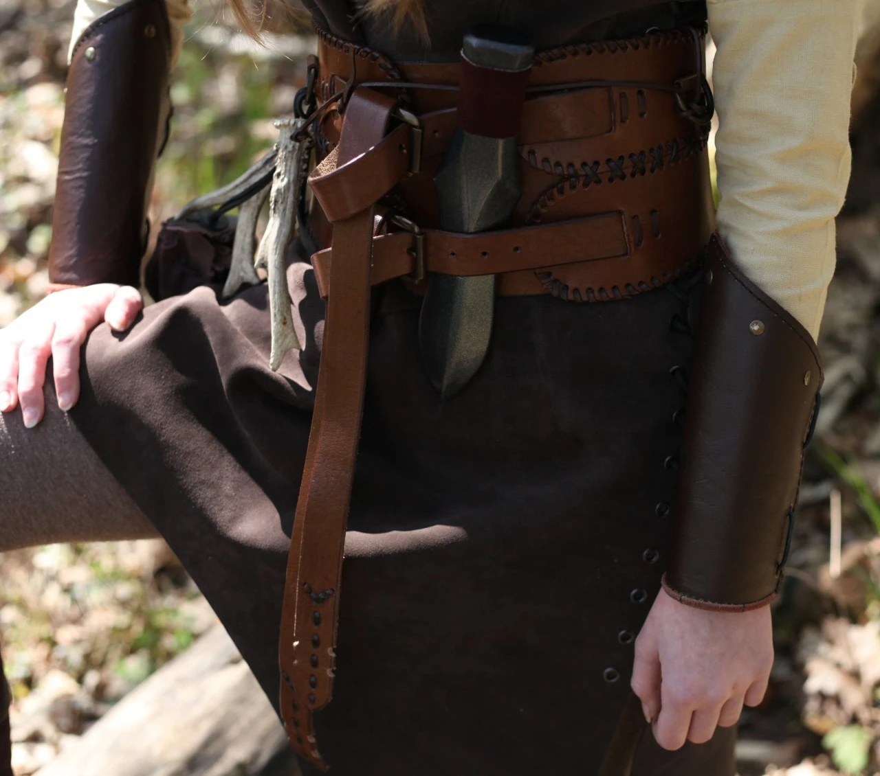 Broad Belt - Brown 4 Broad Belt - Brown - Image 2