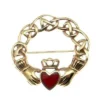 Bronze Brooch Claddagh Red Heart 1 Bronze Brooch Claddagh Red Heart -Larp Fashion Shop bronze brosche claddagh mit rotem herz ml 27026 1 1280x1280
