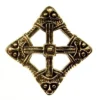 Bronze Brooch Viking Cross -Larp Fashion Shop bronze brosche wikinger kreuz hunde ml 27011 1 1280x1280