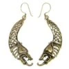 Bronze Earring Celtic Dogs