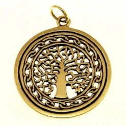 Bronze Pendant Tree Of Life, Massive