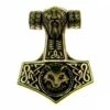 Bronze Pendant Thorshammer With Fox -Larp Fashion Shop bronzeanhaenger thorshammer mit fuchs ml 21335 1 1280x1280