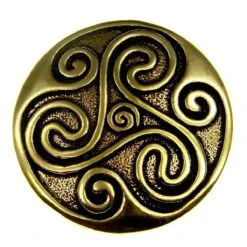 Bronze Pendant Big Triskel