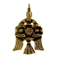 Bronze Pendant Viking Raven