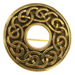 Bronze Brooch With Celtic Braid