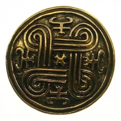 Bronze Brooch Shield Knot