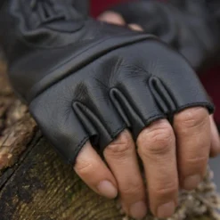 Fingerless Leather Gloves Thief Black -Larp Fashion Shop fingerlose dieb handschuhe aus leder schwarz if 101406 4 1280x1280