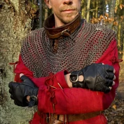 Fingerless Leather Gloves Black -Larp Fashion Shop fingerlose handschuhe aus leder schwarz if 101410 3 1280x1280