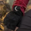 Fingerless Suede Gloves Black -Larp Fashion Shop fingerlose handschuhe aus rauhleder schwarz if 101408 1 1280x1280