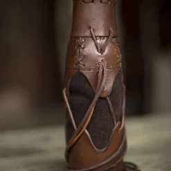 Laced Bottle Holder - Brown