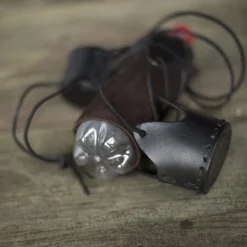 Laced Bottle Holder - Epic Black -Larp Fashion Shop flaschenhalter aus leder schwarz if 101602 3 1280x1280