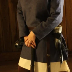 Short Ladies Tunic Frekja Grey 11 Short Ladies Tunic Frekja Grey -Larp Fashion Shop frauen kurztunika frekja grau bs 010055nh26 5 1280x1280