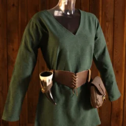 Short Ladies Tunic Frekja Green -Larp Fashion Shop frauen kurztunika frekja gruen bs 010055nh30 2 1280x1280