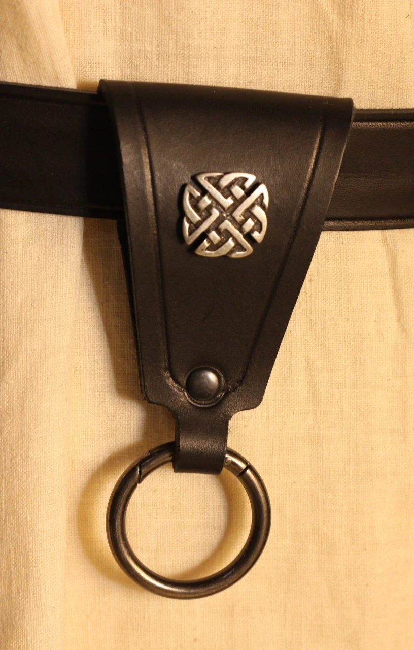 Belt Loop With Ring And Celtic Knotwork 3 Belt Loop With Ring And Celtic Knotwork