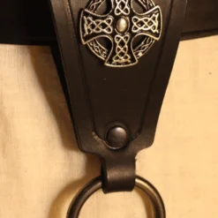 Belt Loop With Ring And Celtic Cross