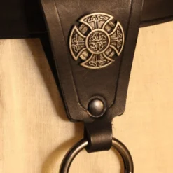 Belt Loop With Ring And Celtic Rivet