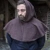 Liripipe Capellus Brown -Larp Fashion Shop gugel capellus baumwolle braun bs 04512 nh02 1 1280x1280