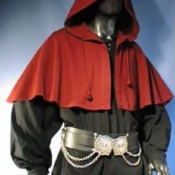 Medieval Hooded Cowl With Button Collar -Larp Fashion Shop gugel mit runder kapuze im 5002 5 1280x1280