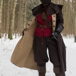 Witchhunter Long Coat Hellsing, Brown -Larp Fashion Shop hexenjaegermantel hellsing braun if 143302 3 1280x1280