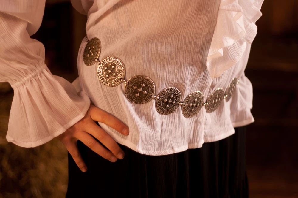 Suspender Belt/Girdle With Large Discs 3 Suspender Belt/Girdle With Large Discs