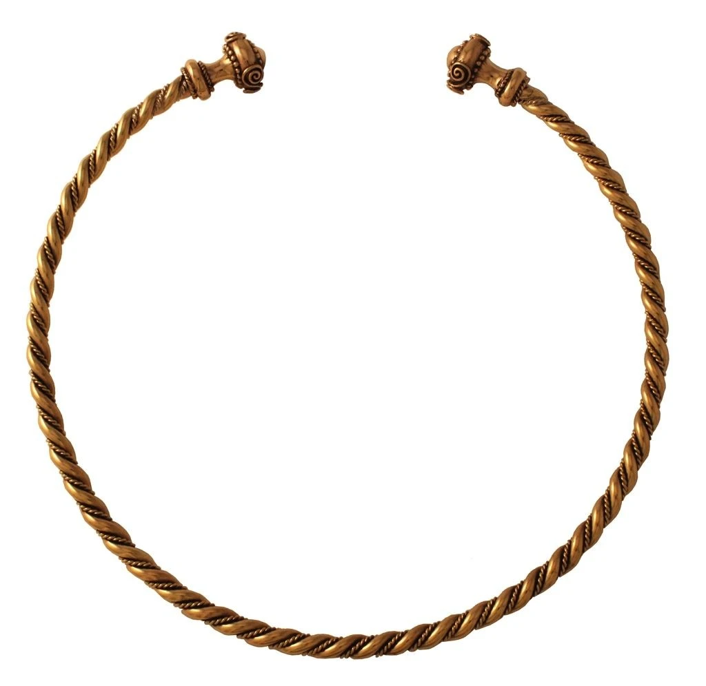 Celtic Torque For Women, Bronze 3 Celtic Torque For Women, Bronze