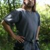 Traditional Short Sleeved Grey Aegir Tunic 2 Traditional Short Sleeved Grey Aegir Tunic -Larp Fashion Shop kurzarmtunika aegir grau bs 010014nh26 1 1280x1280