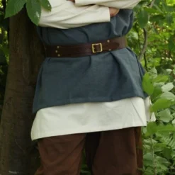 Traditional Short Sleeved Grey Aegir Tunic -Larp Fashion Shop kurzarmtunika aegir grau bs 010014nh26 4 1280x1280