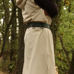 Long Cream Hooded Tunic -Larp Fashion Shop lange beige tunika mit kapuze lf 393000 4 1280x1280