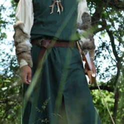 Long Green Hooded Tunic