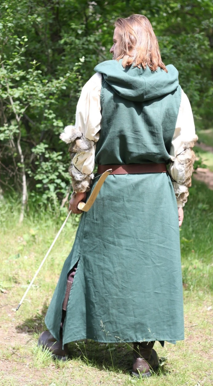 Long Green Hooded Tunic 7 Long Green Hooded Tunic - Image 5