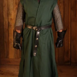 Long Green Hooded Robe
