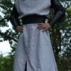 Long Grey Hooded Tunic -Larp Fashion Shop lange hellgraue tunika mit kapuze lf 391950 1 1280x1280