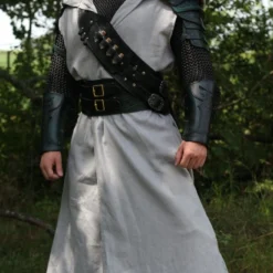 Long Grey Hooded Robe -Larp Fashion Shop lange hellgraue weste mit kapuze lf 371950 4 1280x1280