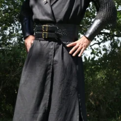 Long Black Hooded Robe 10 Long Black Hooded Robe -Larp Fashion Shop lange schwarze weste mit kapuze lf 371000 4 1280x1280