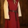 Long Burgundy Hooded Linen Robe 1 Long Burgundy Hooded Linen Robe -Larp Fashion Shop lange weinrote leinenweste mit kapuze lf 372000 1 1280x1280
