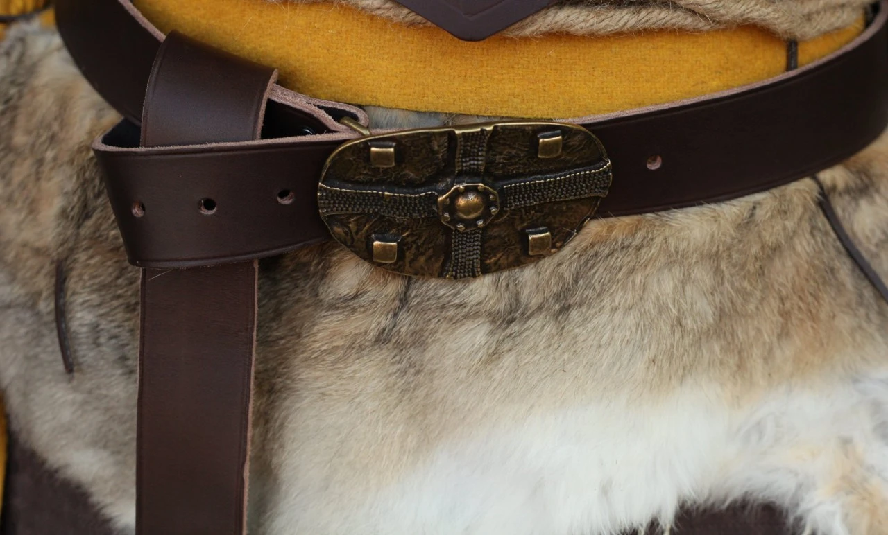 Helvetian Brown Medieval Long Belt 3 Helvetian Brown Medieval Long Belt