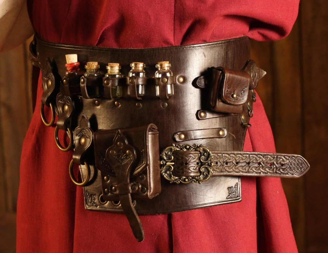 LARP Alchemist's Belt 3 LARP Alchemist's Belt