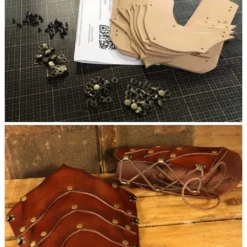 LARP Leather Vambraces Draco DIY Kit